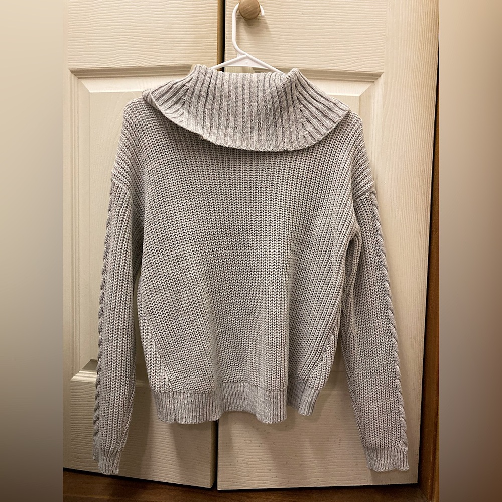almost famous grey knitted sweater